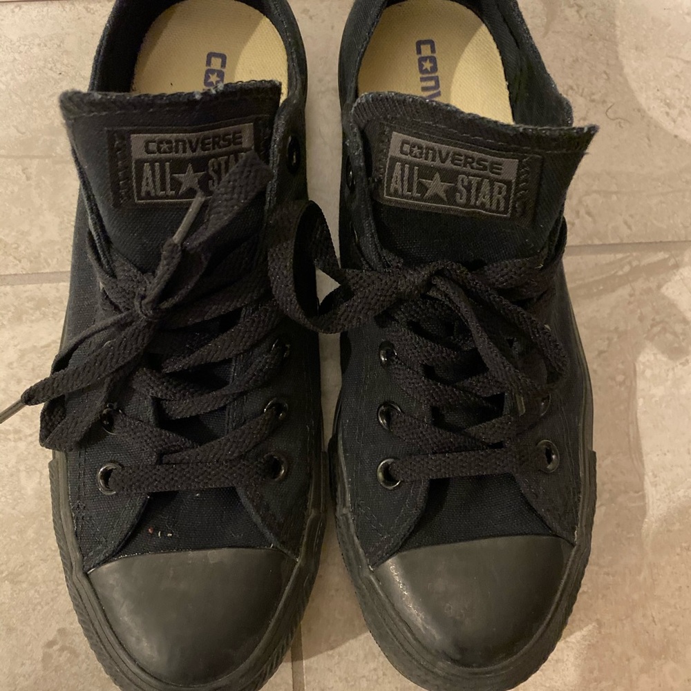 All black converse